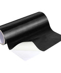 Roll of Self Adhesive Go-To Aluminized Fiberglass Heat Shield Tape 12 By 118 Inches High Temp Barrier showing black surface