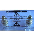 Beefy ANL Fuse Holder With Two 200A Fuses, Heavy Duty Battery Wiring Accessory For 2/0 Gauge Cables, transparent design