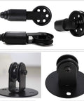 Pulleys and mount components for Five Head Adjustable Industrial Pendant Light With Vintage Spider Design.