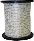 Heavy Duty Polyester Muletape For Underground Cable Pulls, Lubricated Low Stretch Tape With 1250 Pound Strength, Half Inch Wide On A 3000 Foot Reel