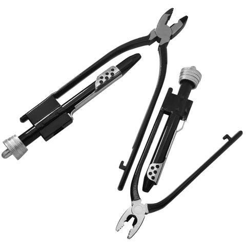 Two Piece Safety Wire Pliers Set With 9 Inch And 6 Inch Chrome Vanadium Steel Twisting Tools For Aircraft Machinery And Vehicles Go To Pro Grade Wire Cutter And Twister Pliers For Fast Durable Repairs