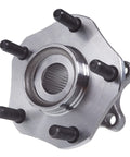 Front view of a wheel hub in the Front Wheel Hub And Bearing Assembly Kit For Nissan Rogue 2014-2020 And Rogue Sport 2017-2022 Two Pack