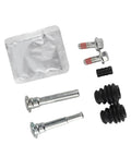 Premium Front Brake Caliper Pin Kit D7110C With Bolt Boot For Ford MK7 2008 to 2022 Direct Replace Easy Snap On Upgrade Perfect Fit No Tools Needed, front pins and boots laid out