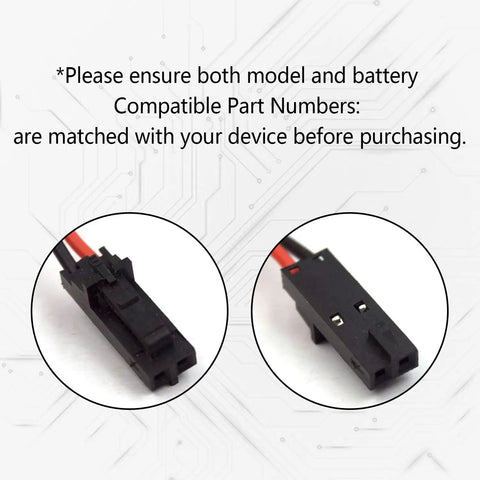 Close-up of compatible connector for 2 Pack 3V 1800mAh Lithium Battery Replacement For Allen Bradley 1770 XYC Controllers