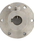 Heavy Duty 14mm Stainless Steel RC Shaft Coupling With Chain Slot And Flange Connector For RC Hobby Parts, top view of flange connector.