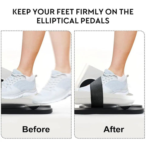 Under Desk Elliptical Portable Leg Exerciser For Seniors With Remote Control LCD Display Seated Elliptical Trainer Low Impact Cardio Traction Straps Easy Assembly For Office Home Workout