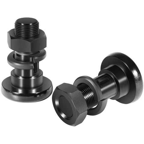Rotary Cutter Blade Bolt Kit For Secure Attachment 2 Pack Replacement Fits Bush Hog Howse HICO Models Includes One And One Eighth Inch Fine Thread Bolts Nuts Washers, black steel bolts