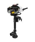 Powerful 4 Stroke 4HP Outboard Motor Short Shaft With CDI Ignition And Wind Cooling 55CC 5500 RPM Marine Engine Black