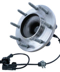 Front Wheel Bearing And Hub Assembly For 2011 To 2019 Chevrolet Sierra 2500 3500 HD Silverado RWD Dual Rear Wheels Solid As Nails Heavy Duty Replacement with six mounting studs.