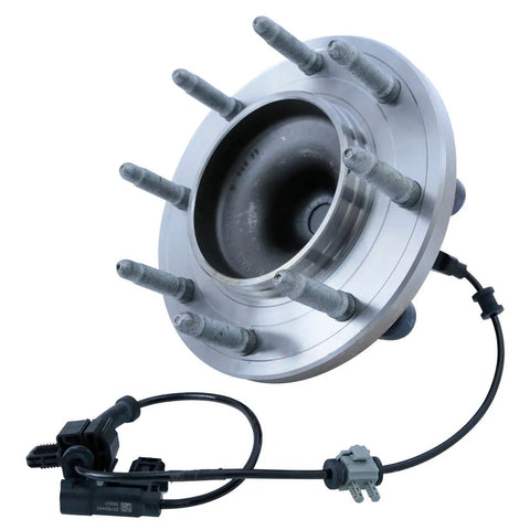 Front Wheel Bearing And Hub Assembly For 2011 To 2019 Chevrolet Sierra 2500 3500 HD Silverado RWD Dual Rear Wheels Solid As Nails Heavy Duty Replacement with six mounting studs.
