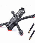 Carbon Fiber Quadcopter Frame Kit With 5.5mm Arms For 6 Inch HD FPV RC Racing Drones Replaceable Accessories, lightweight and durable frame.