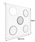 Microfiber Fencing Practice Target Self Training Auxiliary Sword Target For Foil Saber And Epee With Five Bullseye Holes Wall Mounted