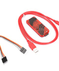 Budget Friendly Microcontroller Programmer Debugger And Emulator For Beginners with cables for ICSP offline and online simulation