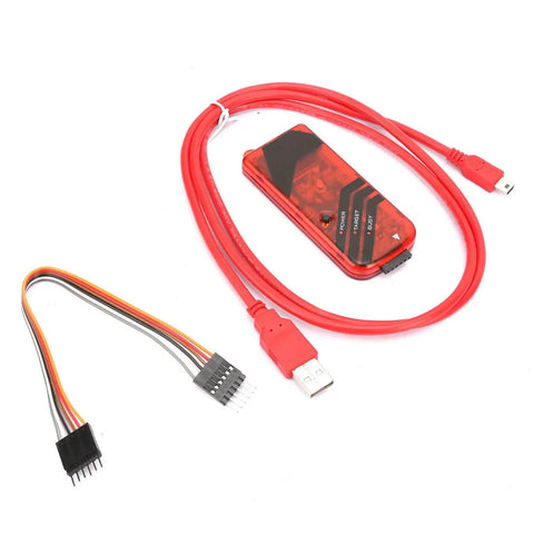 Budget Friendly Microcontroller Programmer Debugger And Emulator For Beginners with cables for ICSP offline and online simulation