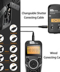 Wireless Remote Shutter Release For Nikon Cameras That Keeps It Simple And Ready To Go with changeable connecting cables