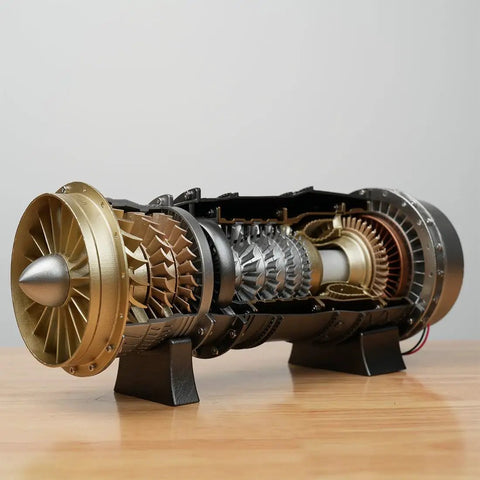 Realistic Turbofan Jet Engine Model Kit for 3D Printers, 1 To 20 Scale Aircraft Engine, Turbojet Engine Model display