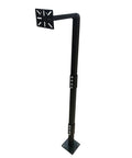 Beefy Universal Gate Keypad Mounting Post For Swing And Sliding Openers Weatherproof Iron Post Built To Last Corrosion Resistant Dual Install Options