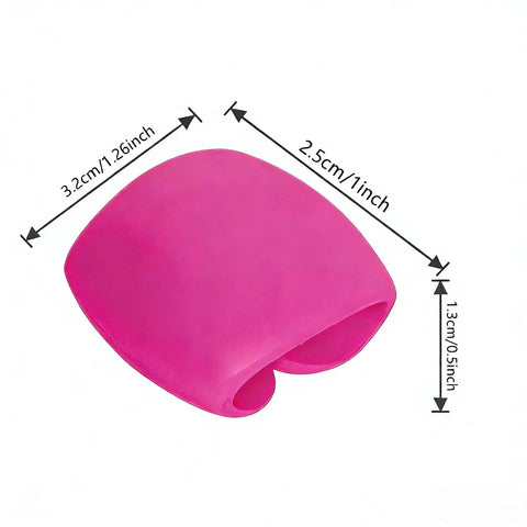 Pink clip from Multi Pack Cable Clips Organizer For Travel And Desk Use Cord Management Clips For Chargers And Earbuds
