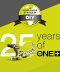 Road Warrior 18V Cordless Lawn Edger Equipped With Shock Proof Body And Contoured Handle For Cut Like Butter Grass Trimming And Pristine Driveway Borders Includes Fast Charge Battery Bundle For Zero Cord Hassle Yard Cleanup All Season, featured with vibrant branding celebrating 25 years of innovation.