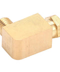 Heavy Duty Brass Lube Fitting 90 Degree Adapter Stops Oil Leaks Under High Pressure On Nylon Copper Aluminum Tubing fitting, brass 1/4 inch