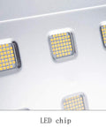 Close-up of LED chips in Screaming Bright Led Flood Light Multi Wattage Choices Rock Solid For Yard Security And Commercial Lots Built Like A Tank With Die Cast Aluminum And Rain Proof Seals.