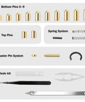 Keyway Rekey Kit For Home Security And Door Locks, 500 Plus Pieces Complete DIY Lock Rekeying Set with pins and tools