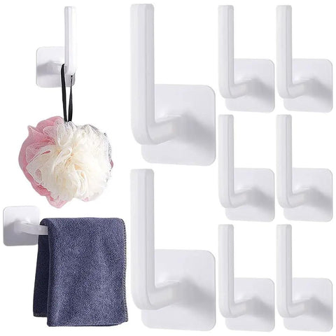 Damage Free Self Adhesive Hooks For Hats And Gear, Fly Portable Closet Door Hanger with towels and accessories.