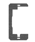 Outlet Spacers and Wall Plate Shims 20 Piece Iron Set for Fixing Wobbly Receptacles in Home and Office Black Finish Easy Install