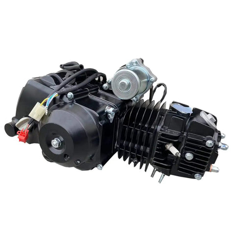 125cc 4-Stroke ATV Go Kart Engine With Automatic Transmission And Reverse Electric Start Plug And Play, side view