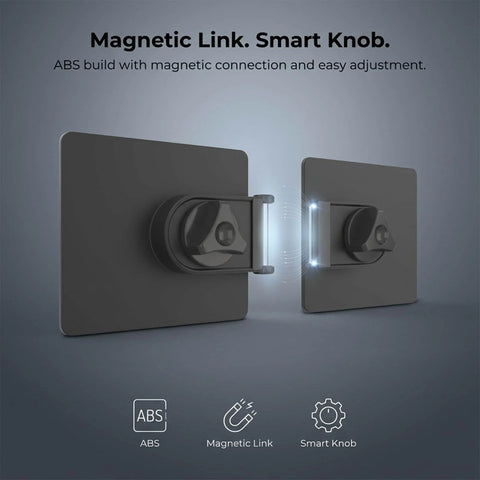 Two Pack Magnetic Monitor Bracket For All Computer Monitors Curved And Flat Screens with ABS build and smart knob.