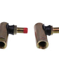2 Pack Ball Joint Drag Link Tie Rod End Kit For Cub Cadet MTD Lawn Tractors, Compatible With LT1018 LT1022 LT1024 1515 1517 1525 1527 1529, Includes 711-1408 711-1409A 7230610 723-0610, Zinc Yellow Finish. Two zinc yellow ball joint ends