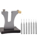 Eight Pin Watch Screw Extractor Set For Damaged Screws Remover Tool with high hardness alloy body and precision drills.