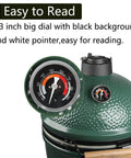 Upgrade Replacement Thermometer For Big Green Egg Grill With 3.3 Inch Large Dial Temperature Gauge 150 To 900 Fahrenheit