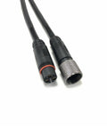 Electric Bike Hub Motor Cable Connector L915 Waterproof Rugged Extension Cable 800mm Long 9 Pin Plug With Screw Lock 7mm Diameter