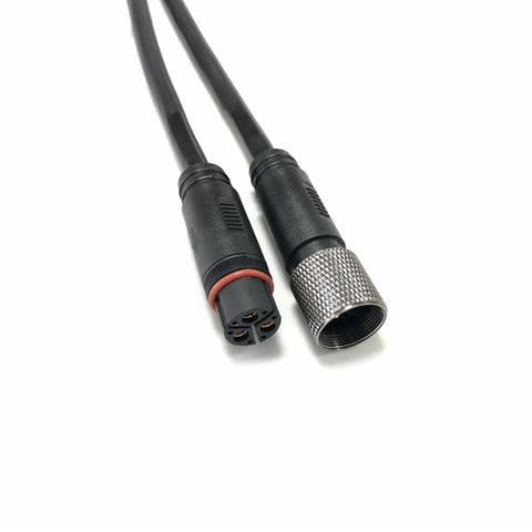 Electric Bike Hub Motor Cable Connector L915 Waterproof Rugged Extension Cable 800mm Long 9 Pin Plug With Screw Lock 7mm Diameter