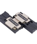 Heavy Duty Fiber Optic Holder Clamp Kit For Fujikura Fusion Splicer Fsm60s Fsm80s Fsm12s Fsm21s Fsm22s 900Um Single Core Pressure Plate Chucking Jig with smooth black finish.