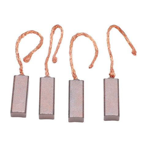 Premium Alternator Rebuild Kit With Heavy Duty Slip Ring Brush Set For Sprinter And Generators showing four slip ring brushes with copper wiring.