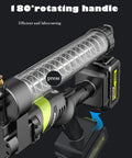 Electric Grease Gun For Industrial Use And Auto Maintenance, Pro Grade 24V Lithium Battery, dual power mode, rotating handle