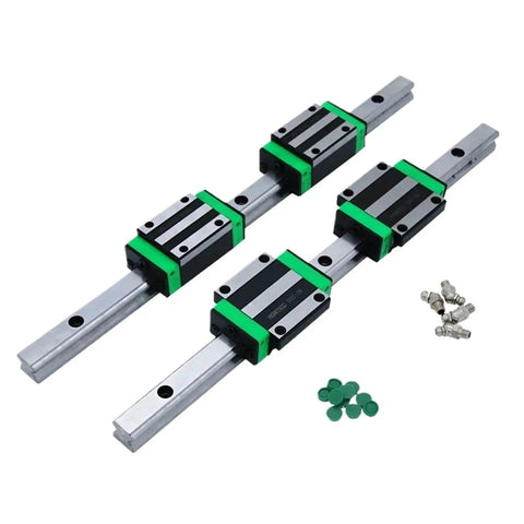 Dead Precise Ball Screw And Linear Guide Combo For Cnc Router Work Packs Two Hgr25 Rails four HGW25Cc Bearings and parts.