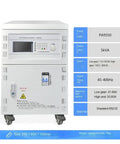 Hardcore Single Phase AC Power Supply With 500VA Variable Frequency Drive For Real Heavy Duty Lab And Industrial Testing. Front view, digital display.