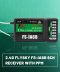 Six Channel 2.4GHz AFHDS2A Receiver With PPM Output And IBus Port Compatible With I4 I6 I6X And I10 Transmitters receiver