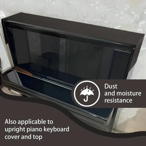 Waterproof Stretchy Keyboard Piano Cover For 61 To 88 Keys protecting upright piano with dust and moisture resistance label