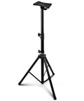 Beefy Rubber Capped Tripod Stand With Adjustable Height From 36.2 To 58 Inches Locking Safety Pin 35mm Mount Insert