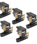 Honda Universal Generator Carbon Brush Assembly Replacement Five Pack with spacers, shown from front angle