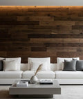 Durable As Nails Reactive Water Based Wood Stain Lays Down A Knockout Warm Brown Finish For Barn Siding Ranch Beams And Deck Projects on wood wall.