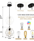 Farmhouse Chandelier Pendant Light with Distressed White Wood and Black Accent, adjustable for flat and sloped ceilings