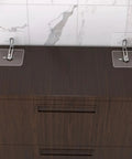 Heavy Duty No Drill Furniture Wall Anchor Kit for Drawers and TV Cabinets, Adhesive Anti Tip Straps with Stainless Steel and Acrylic, Quick Install, Renter Friendly Safety Solution to Prevent Tipping and Falls on dark wood dresser