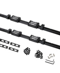 600mm Linear Guide Kit with 2 Rails, 4 HGH15CA Carriage Blocks, 4 HG15 End Stop Blocks for smooth, low noise motion in CNC setups.