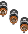Plasma Cutter Retaining Caps and High Temperature Cutting Nozzles for 45 65 85 Series Rust Resistant Metal Cutting Replacement Parts 3 Pack