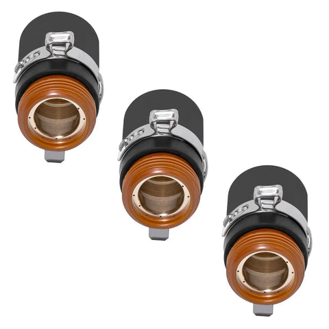 Plasma Cutter Retaining Caps and High Temperature Cutting Nozzles for 45 65 85 Series Rust Resistant Metal Cutting Replacement Parts 3 Pack